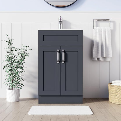 BELOFAY Crawley 500mm Floor Standing Bathroom Vanity Unit With Basin