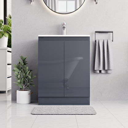 BELOFAY Denvor 600mm Floor Standing Bathroom Vanity Unit With Basin