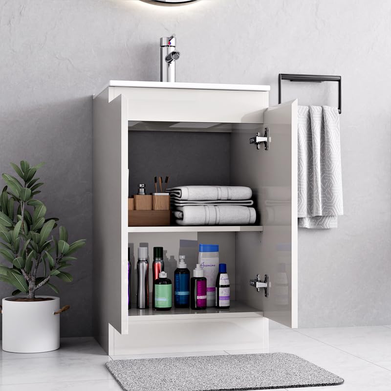 BELOFAY Denvor 500mm Floor Standing Bathroom Vanity Unit With Basin