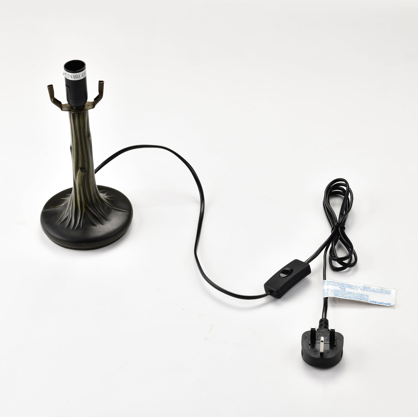 BELOFAY Elegant Floral Tiffany Stained Glass Bedside Lamp – Handmade Vintage, 8" Shade Diameter x 13" Stand Height